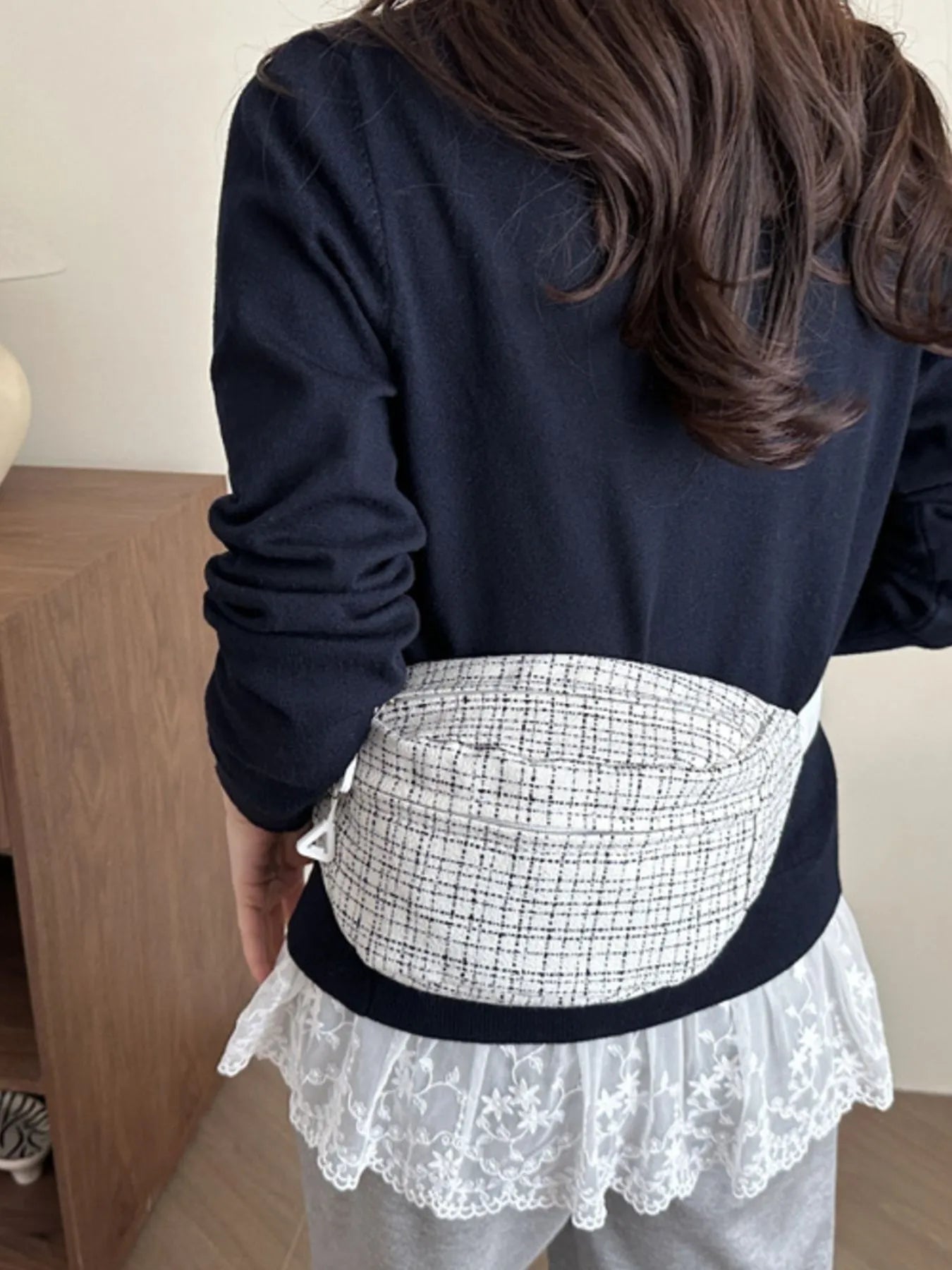 Plaid Pattern Crossbody Bag Trendsi