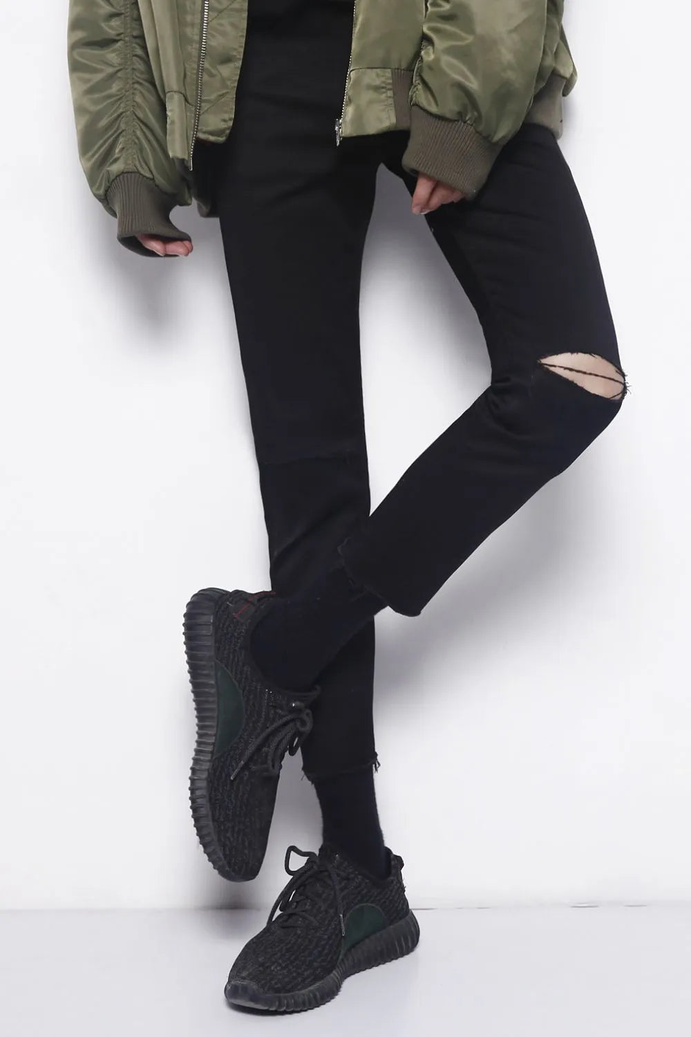 Men's Distressed Skinny Jeans Trendsi