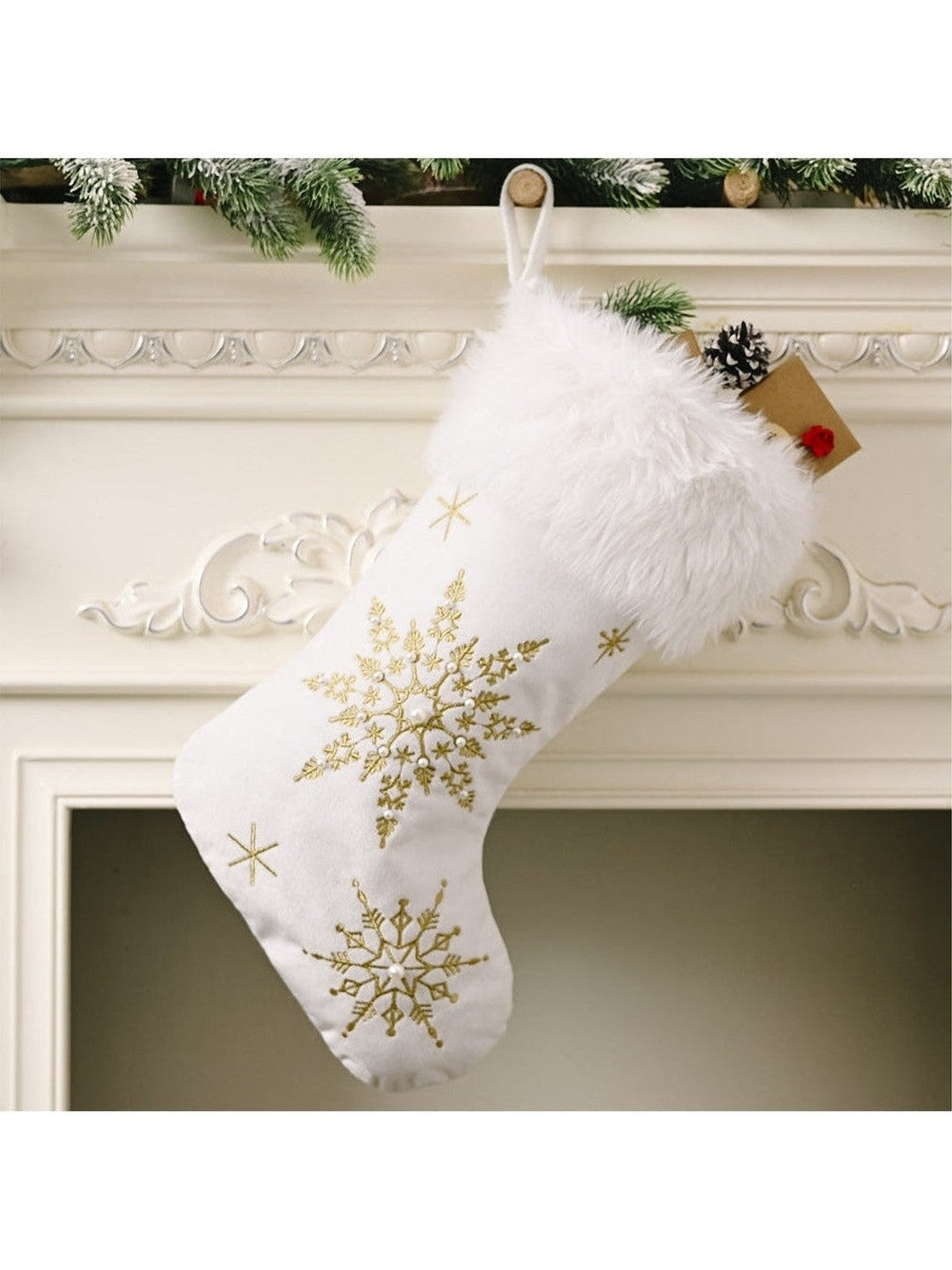 Snowflake Christmas Stocking