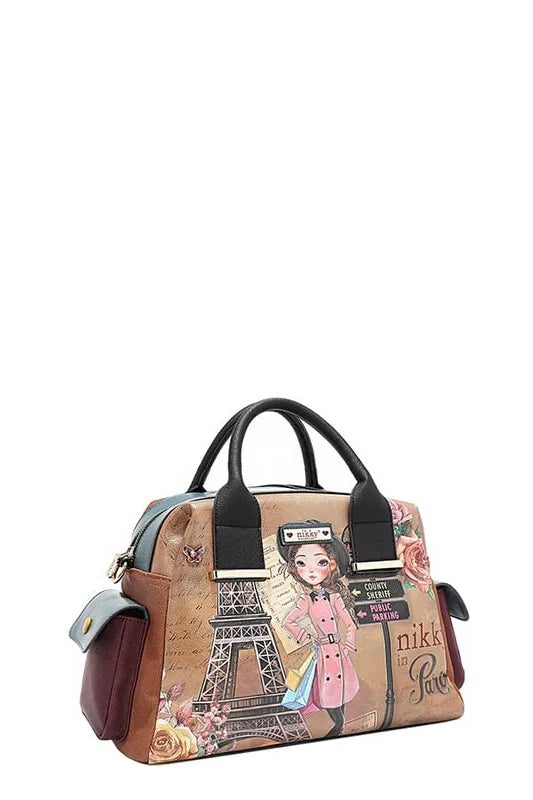 Nicole Lee USA Eco-Leather Boston Bag Trendsi