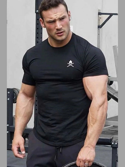 Men's Round Neck Short Sleeve T-Shirt Trendsi