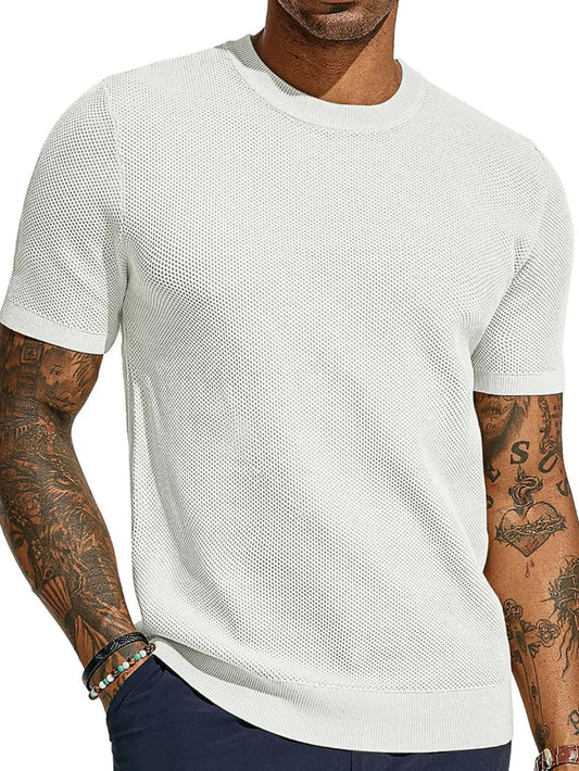 Men's Full Size Round Neck Short Sleeve T-Shirt Plus Size NicholesGifts