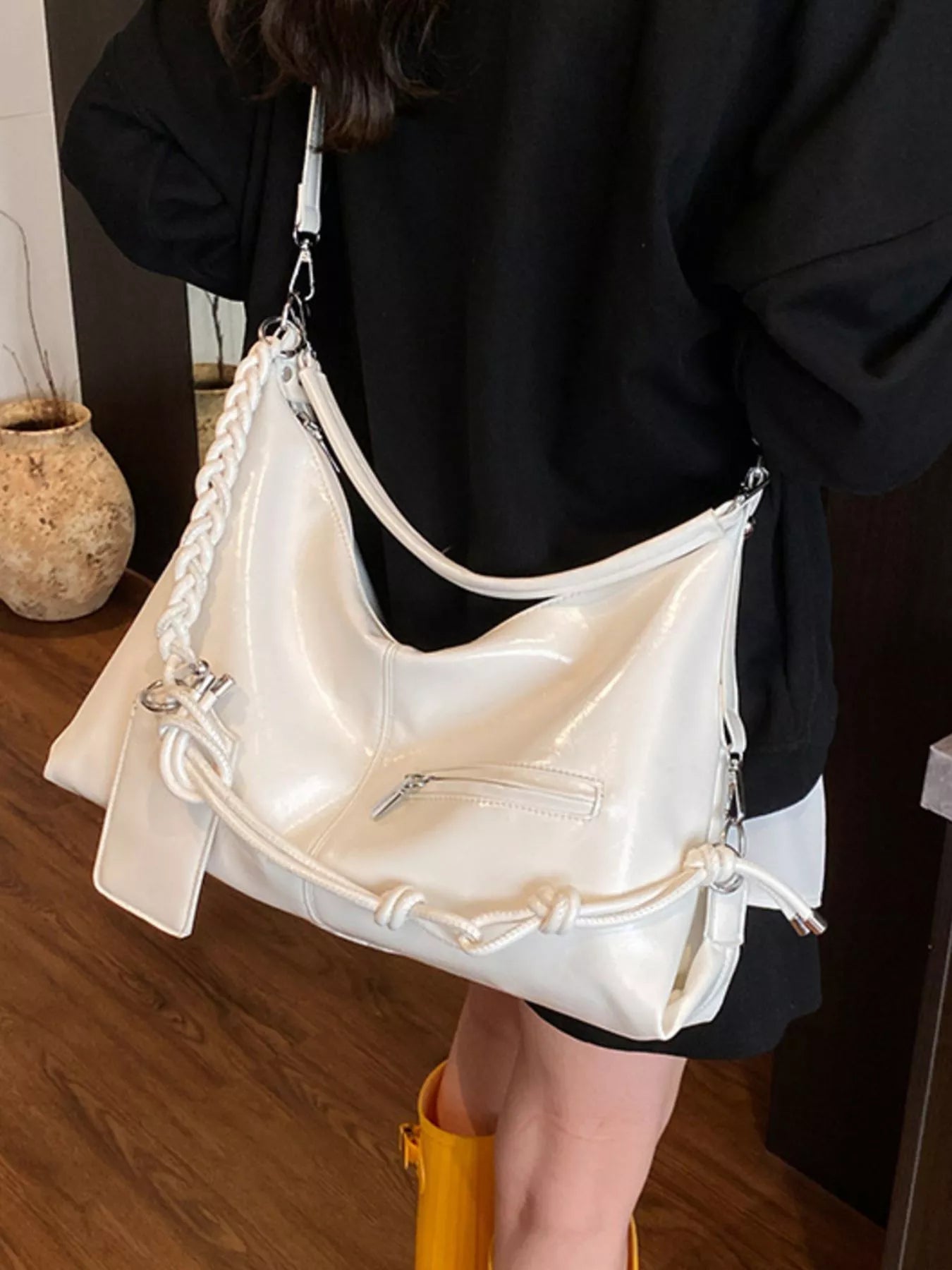 PU Leather Shoulder Bag nicholesgifts
