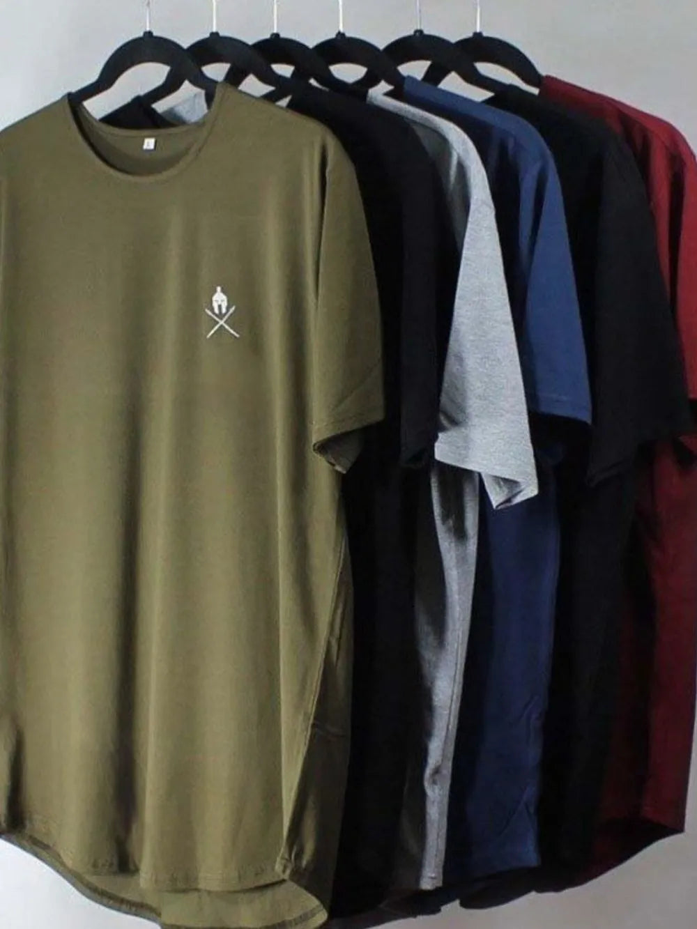 Men's Round Neck Short Sleeve T-Shirt Trendsi