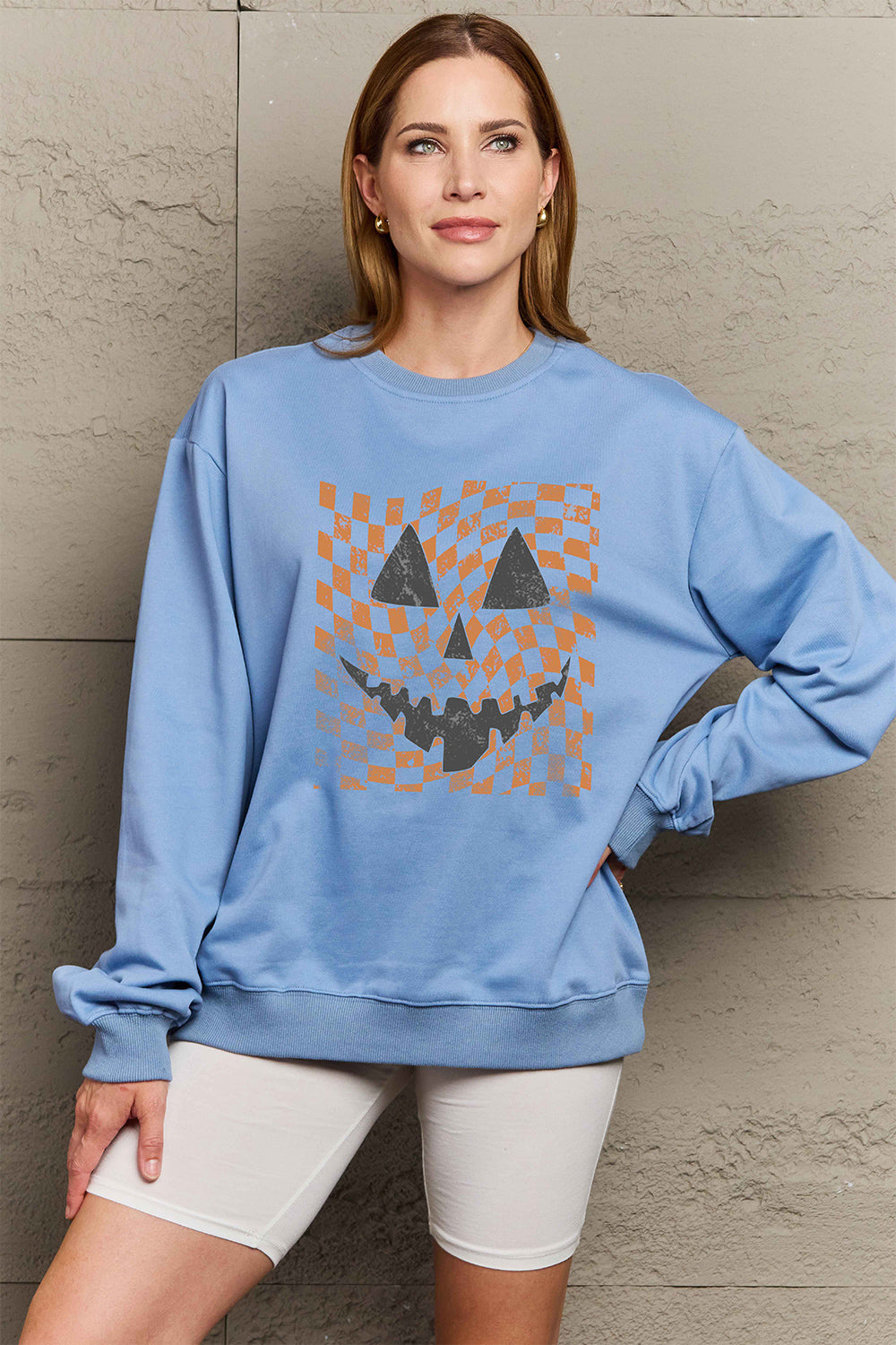 Simply Love Full Size Graphic Dropped Shoulder Sweatshirt NicholesGifts