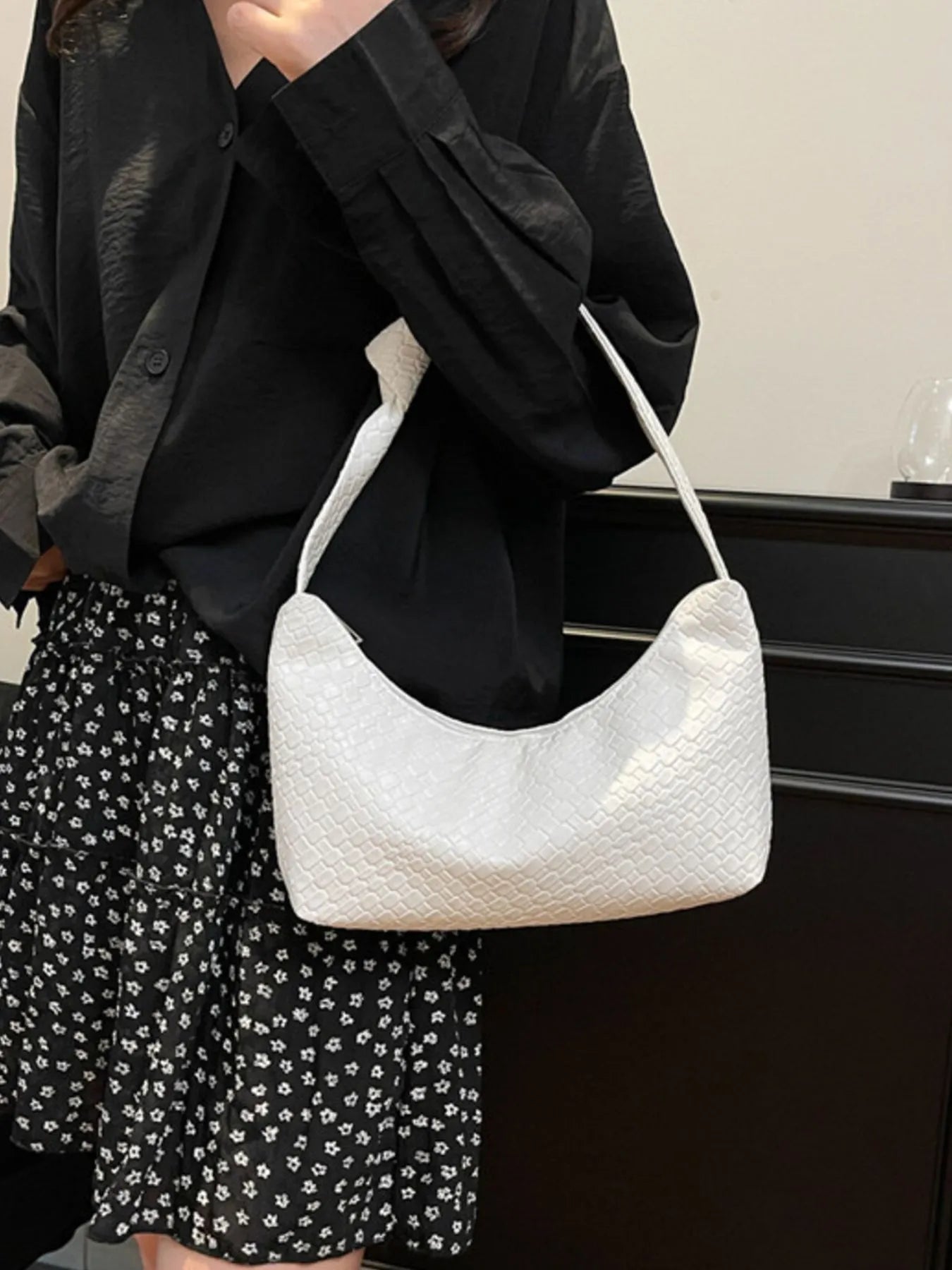 PU Leather Shoulder Bag Trendsi