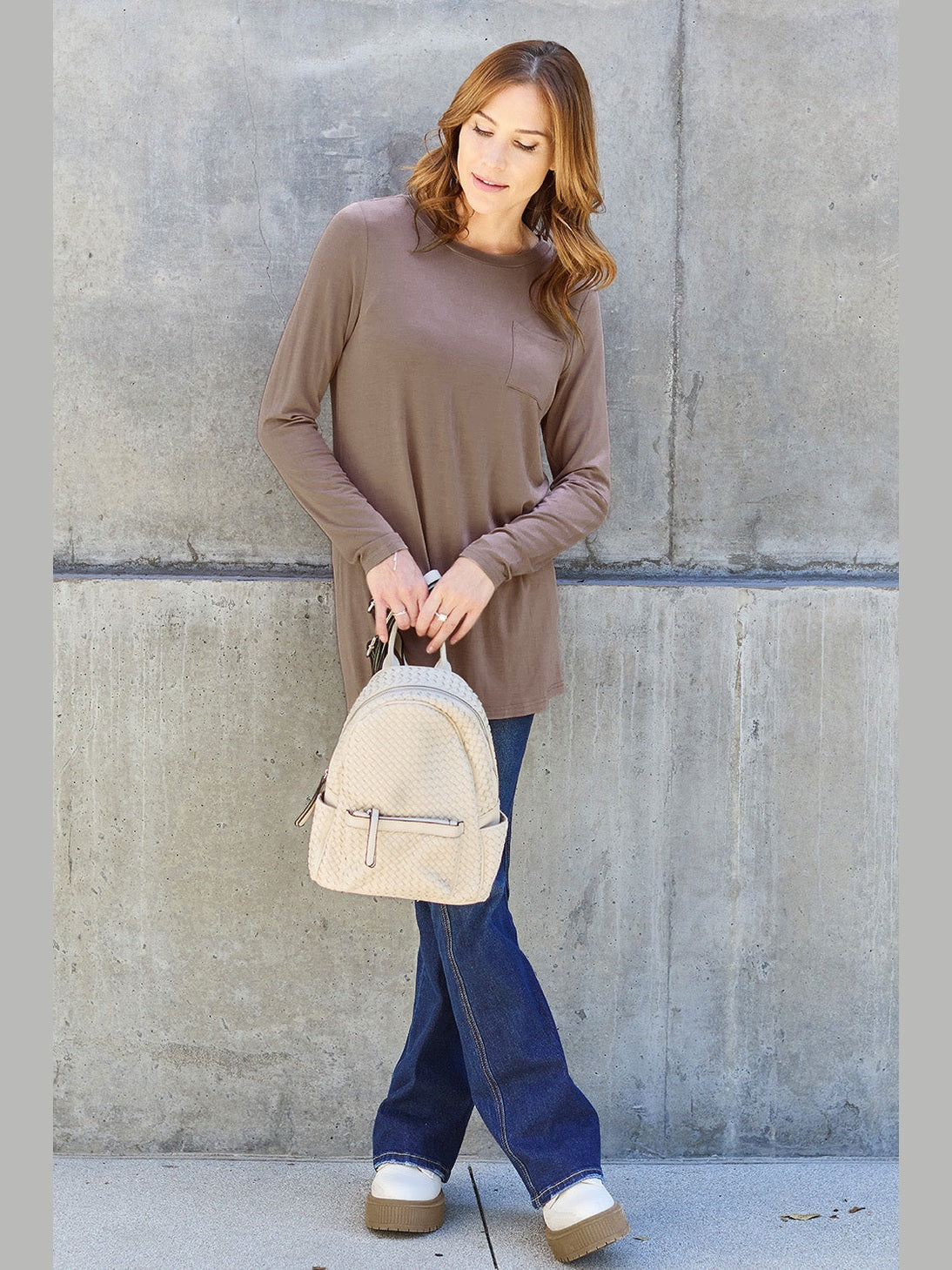 Basic Bae Full Size Round Neck Long Sleeve Top NicholesGifts