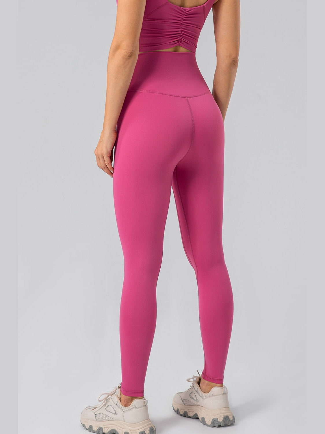 Women High Waist Wide Waistband Active Leggings