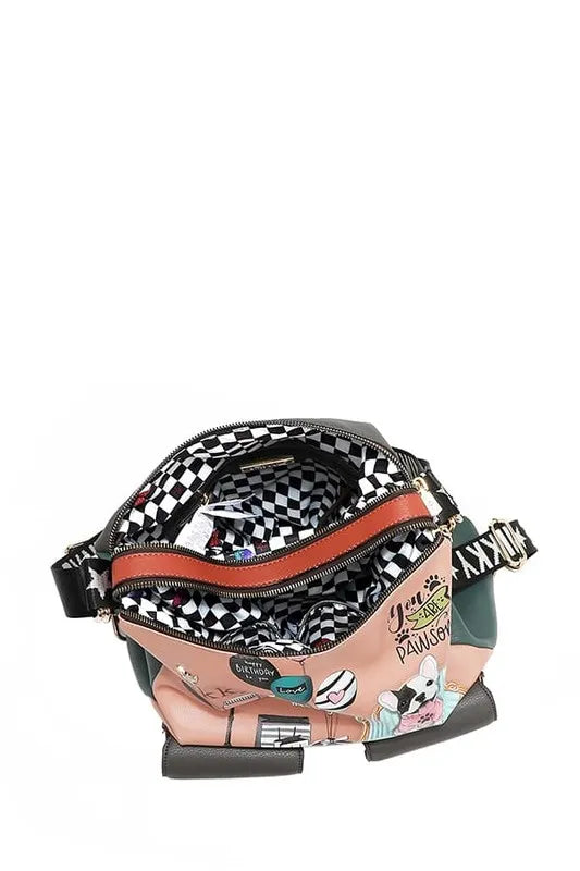 Nicole Lee USA Multifunction Adjustable Strap Eco-Leather Backpack Trendsi