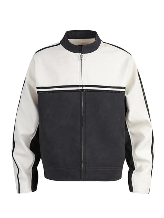 Men's Two-Tone Zip Up Jacket NicholesGifts