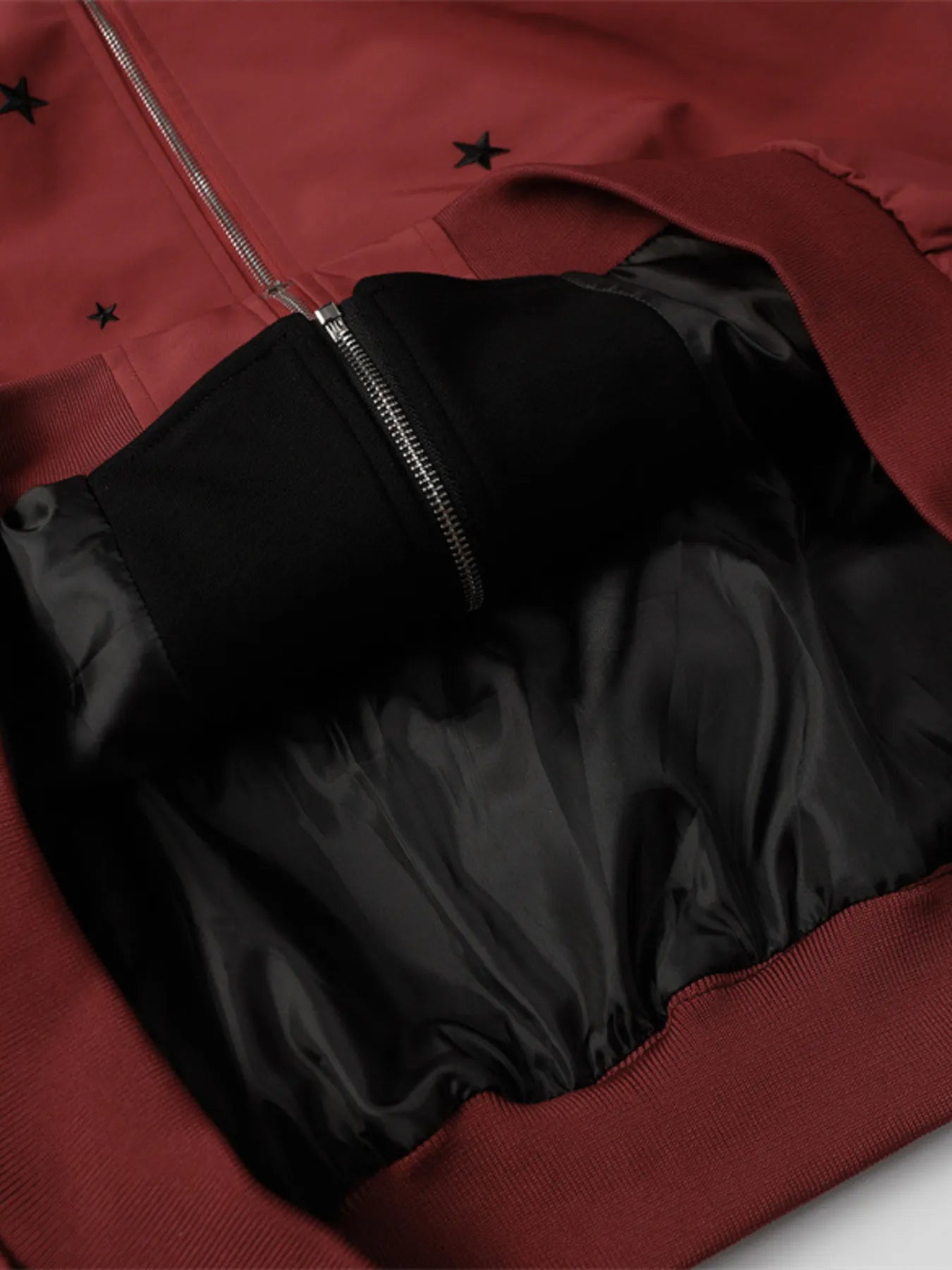 Men's Star Zip Up Hooded Jacket Trendsi