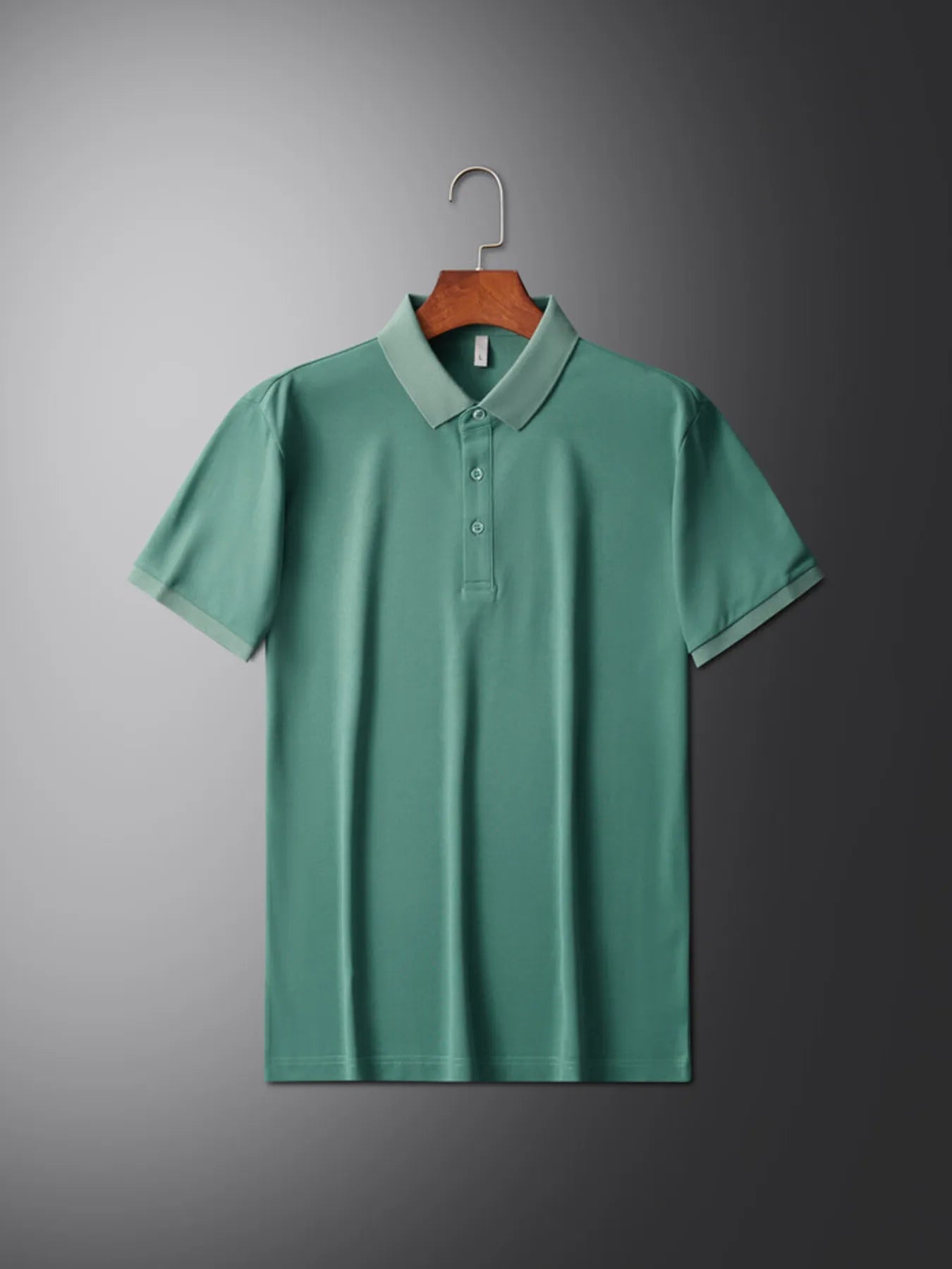 Men's Plus Size Slim Fit Short Sleeve Polo Shirt