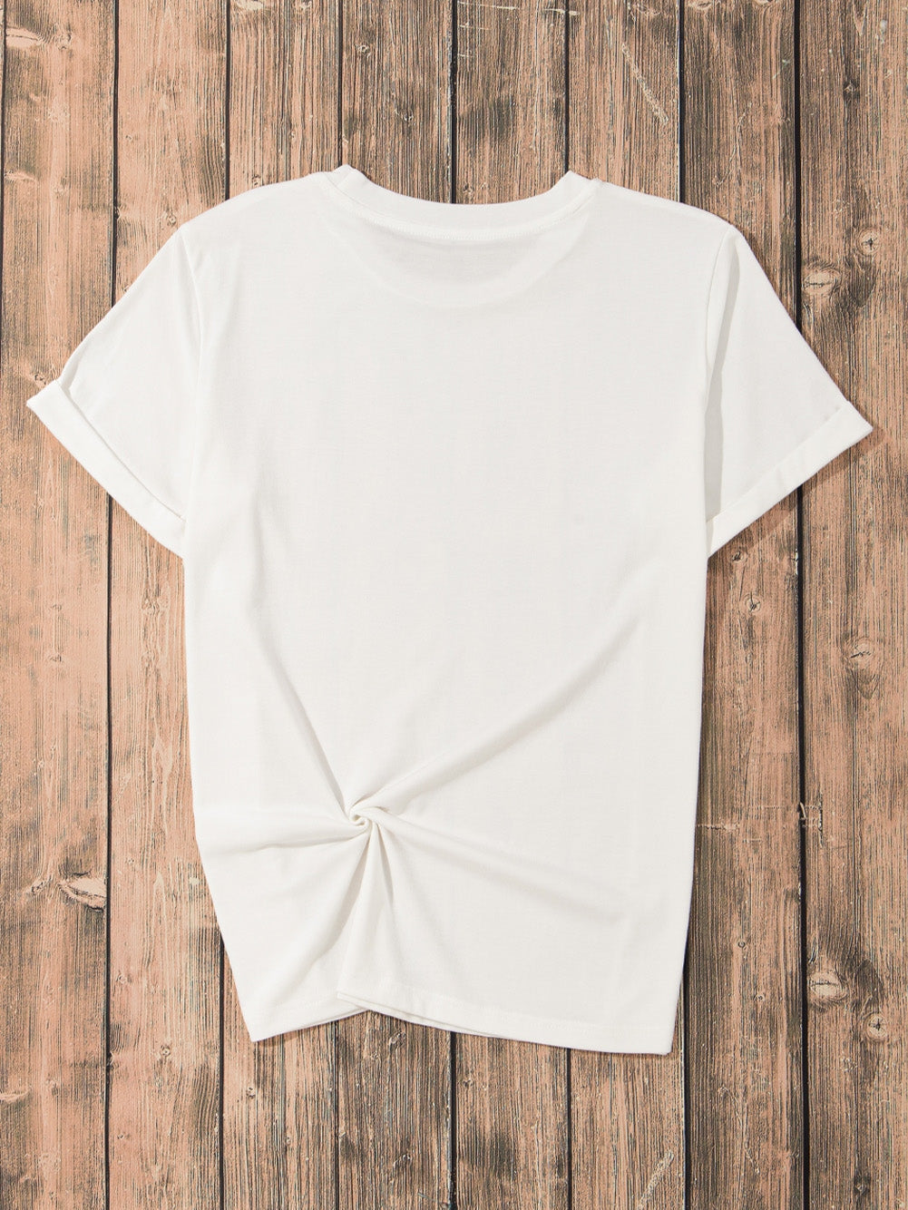 Women Letter Graphic Round Neck Short Sleeve T-Shirt