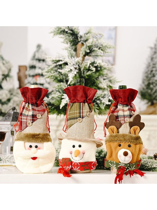 Christmas Wine Bottle Cover