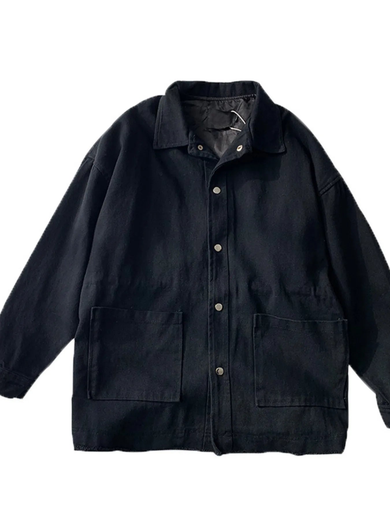 Men's Button Up Long Sleeve Jacket Trendsi