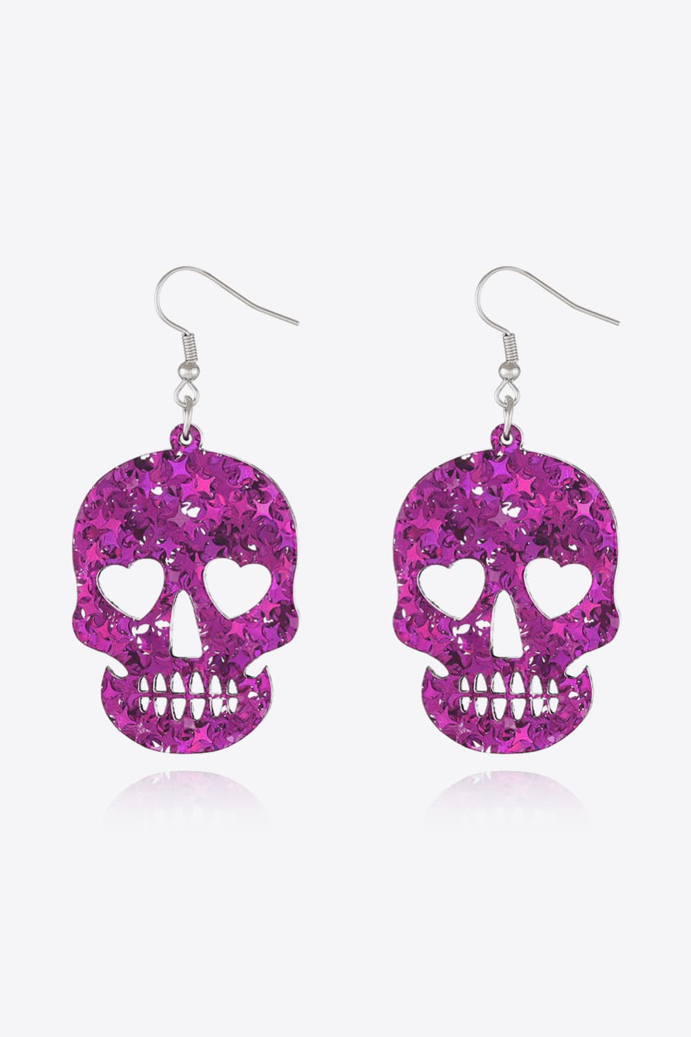 Women Acrylic Skull Drop Earrings NicholesGifts