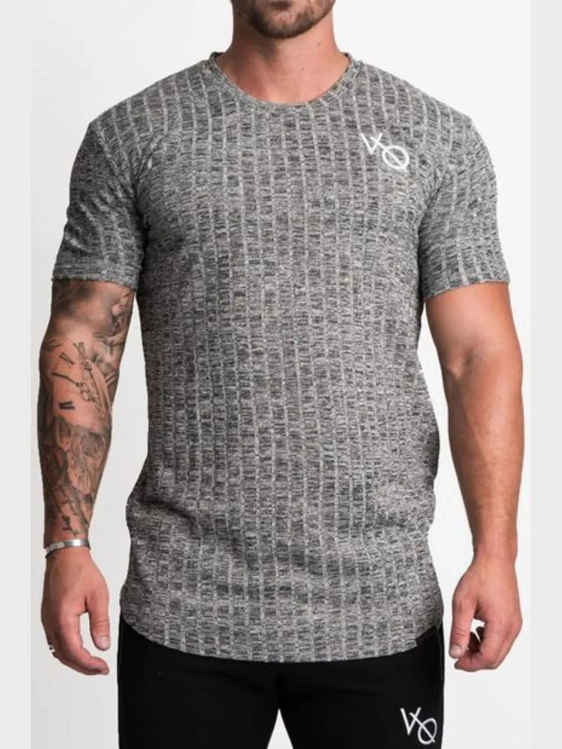 Men's Round Neck Short Sleeve T-Shirt Trendsi