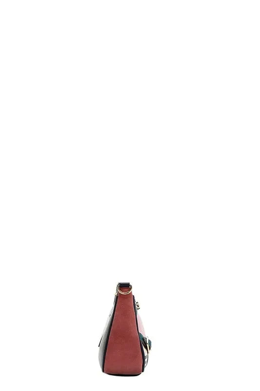 Nicole Lee USA Crescent Shaped Crossbody Bag Trendsi