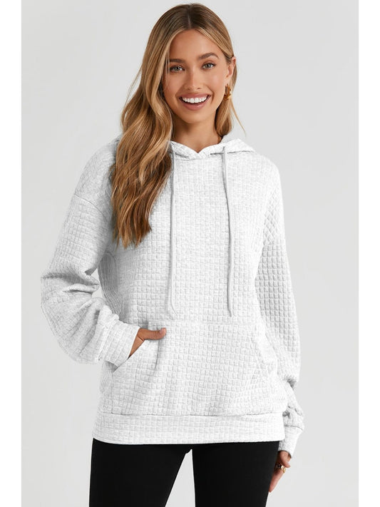 Women Dropped Shoulder Pocketed Hoodie NicholesGifts