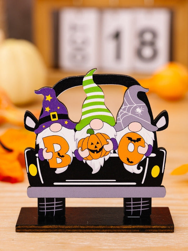 3-Piece Halloween Element Car-Shape Ornaments NicholesGifts