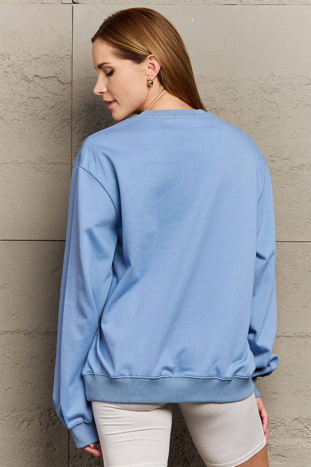 Simply Love Full Size Graphic Dropped Shoulder Sweatshirt NicholesGifts