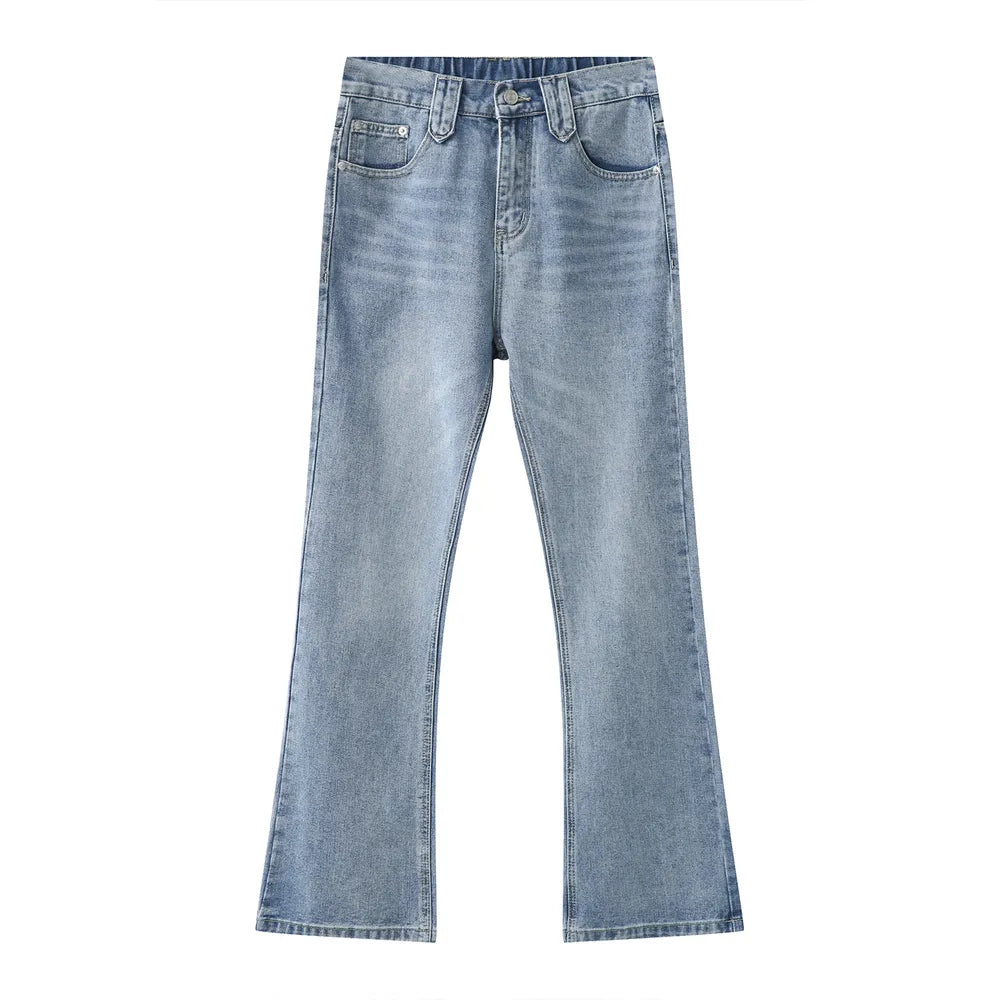 Cat's Whiskers Jeans with Pockets Trendsi
