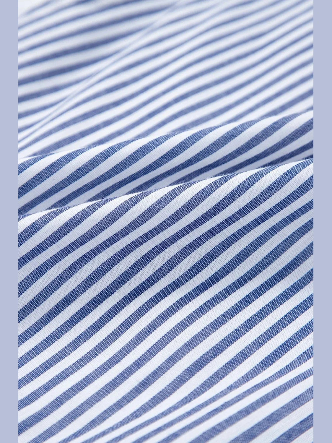 Stripe Sleeveless Notched Ric Rac Mini Dress NicholesGifts