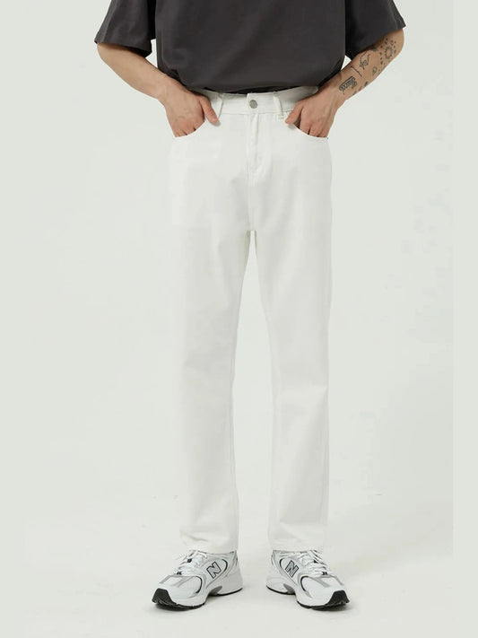 Straight Leg Jeans with Pockets Trendsi