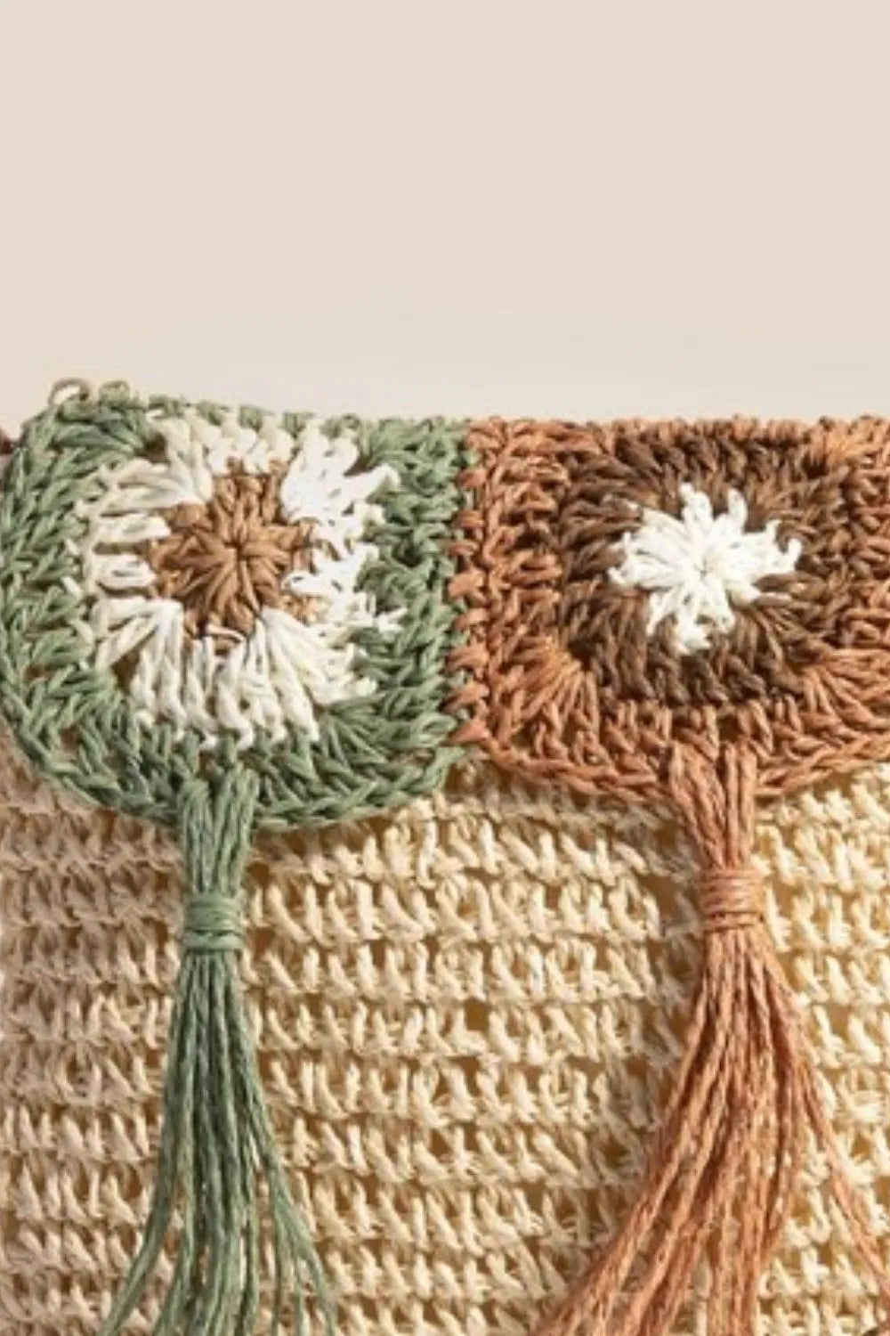 Fame Intricate Tassel Braided Crossbody Bag Trendsi