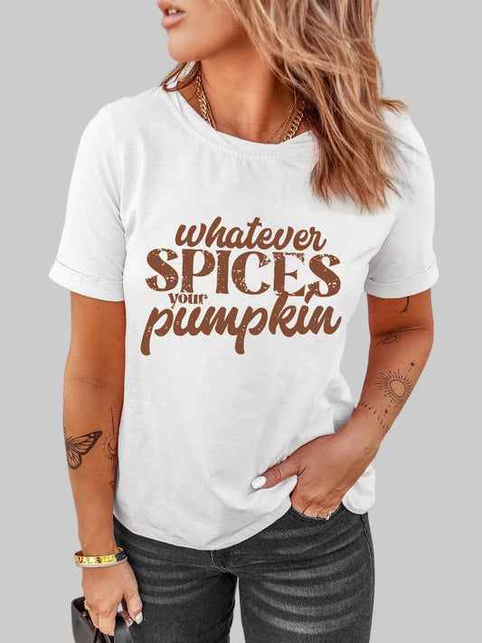 WHATEVER SPICES YOUR PUMPKIN Graphic Tee nicholesgifts