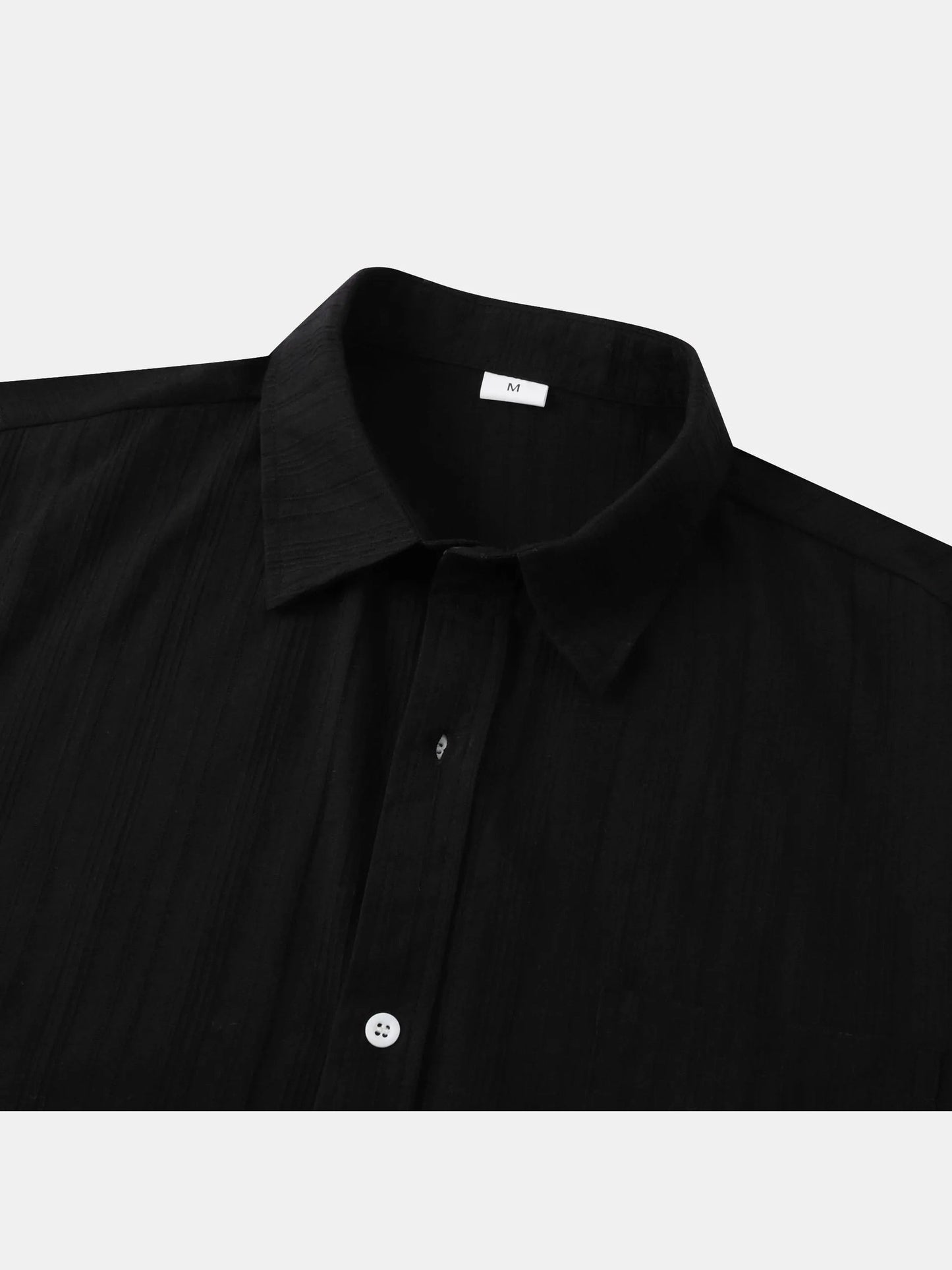 Men's Short Sleeve Button Down Shirt with Chest Pocket Trendsi