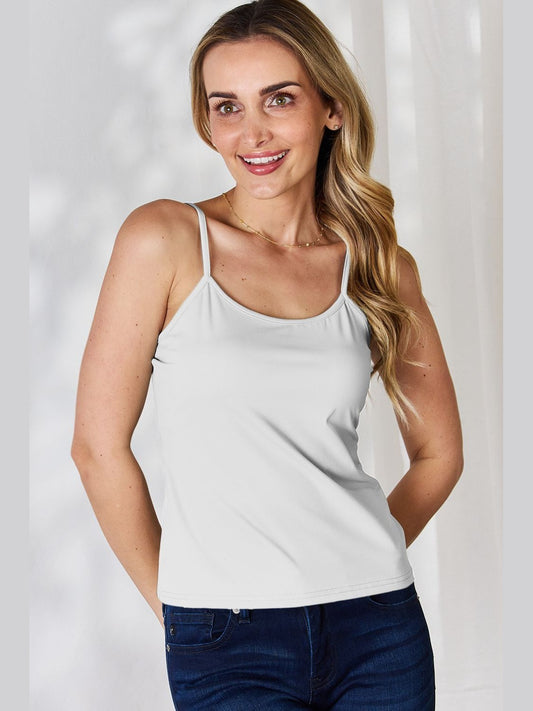 Basic Bae Full Size Round Neck Slim Cami NicholesGifts