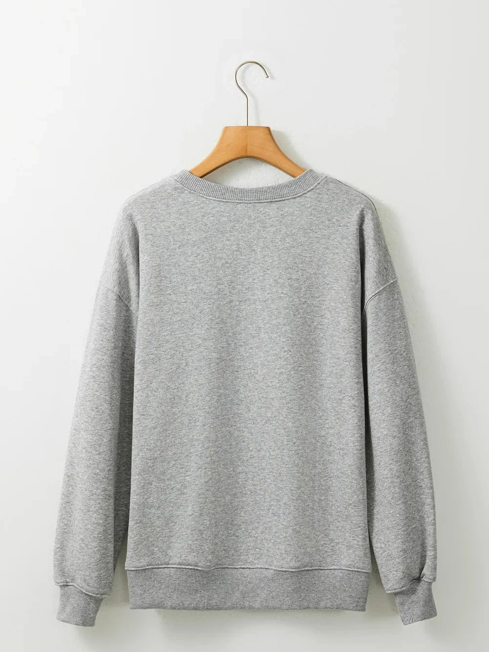 Women Game Day Round Neck Long Sleeve Sweatshirt