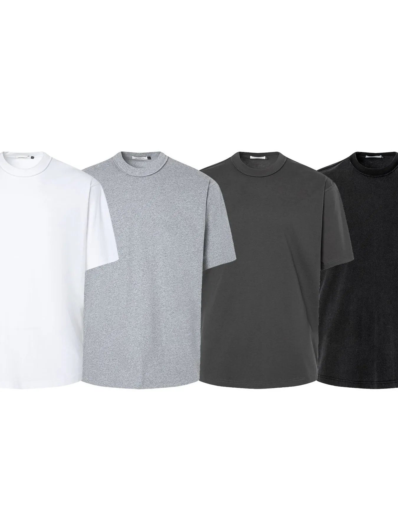 Men's Round Neck Short Sleeve T-Shirt Trendsi