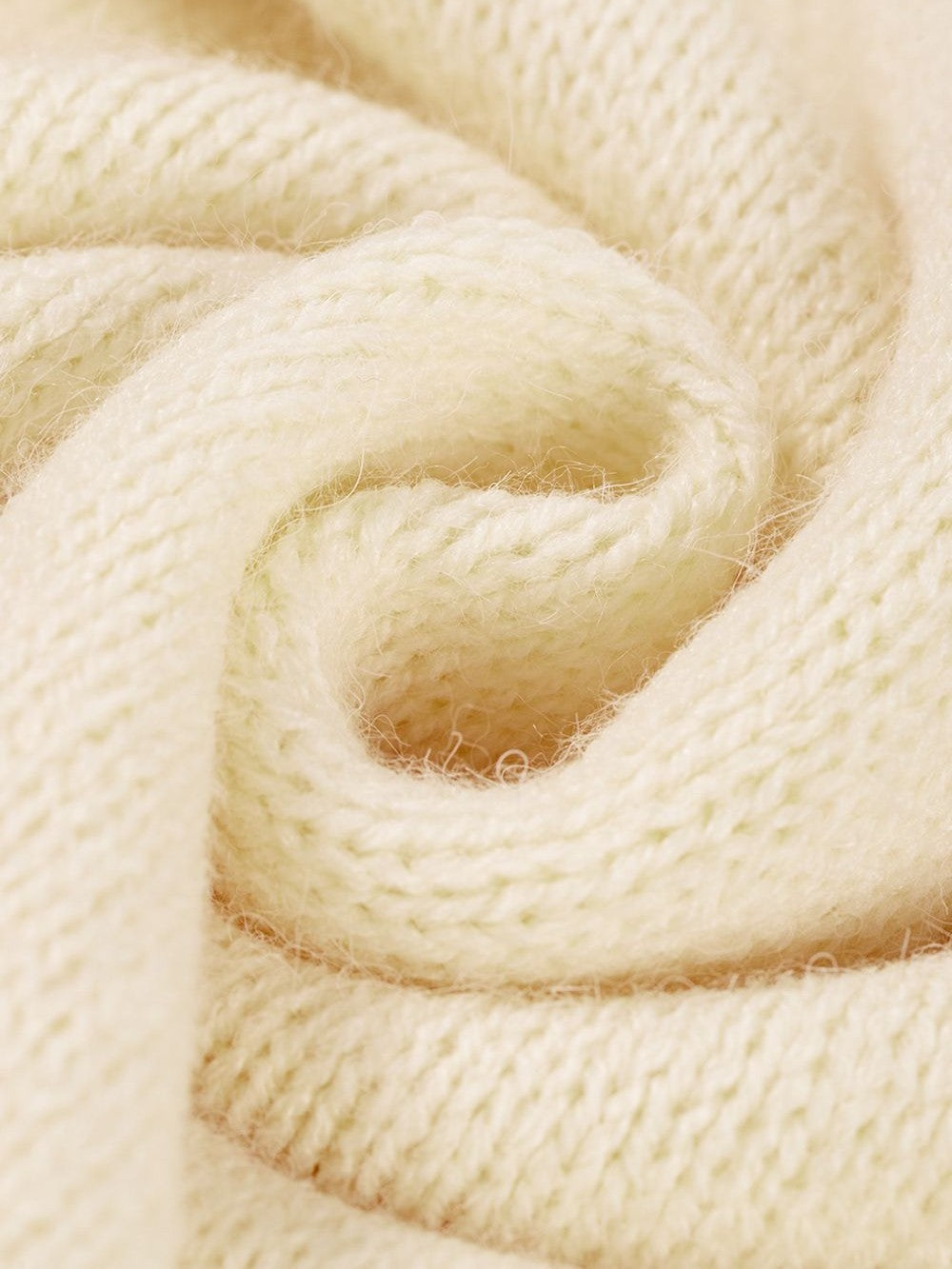Women Openwork Wavy Striped Round Neck Sweater nicholesgifts
