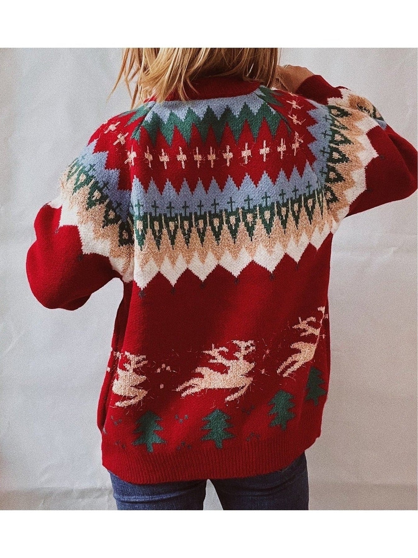 Christmas Element Long Sleeve Sweater NicholesGifts