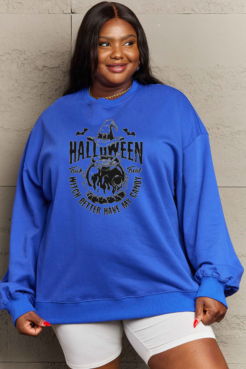 Simply Love Full Size Graphic Round Neck Sweatshirt NicholesGifts