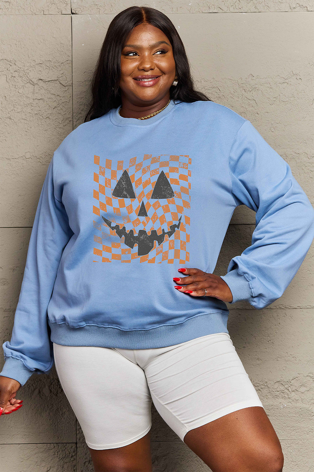 Simply Love Full Size Graphic Dropped Shoulder Sweatshirt NicholesGifts