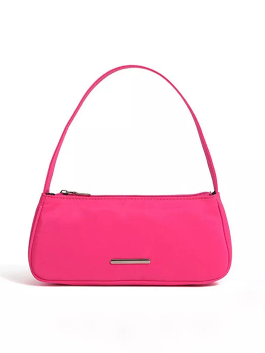 Solid Color Shoulder Bag Trendsi