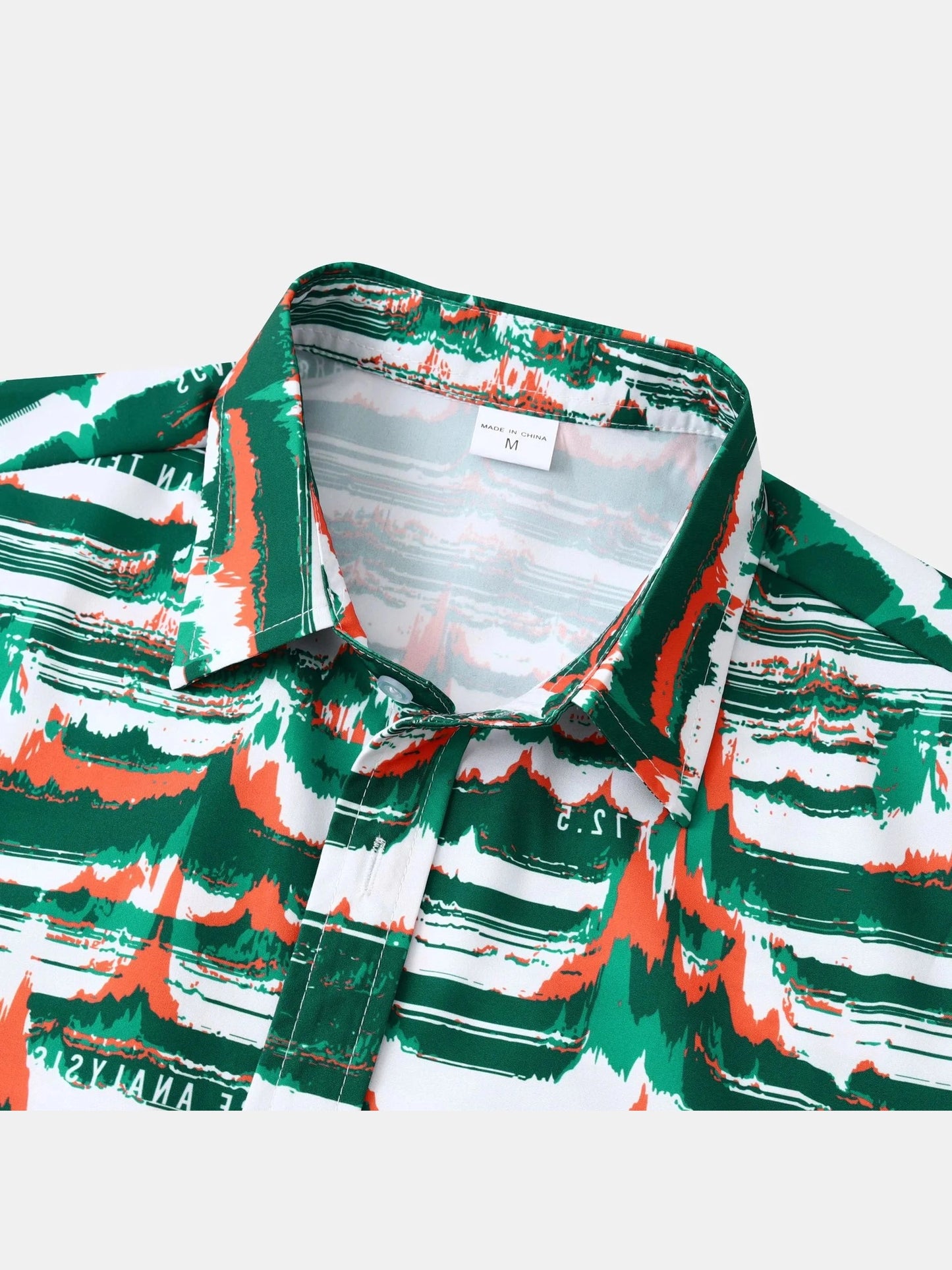 Men's Plus Size Tropical Print Short Sleeve Hawaiian Beach Shirt Trendsi