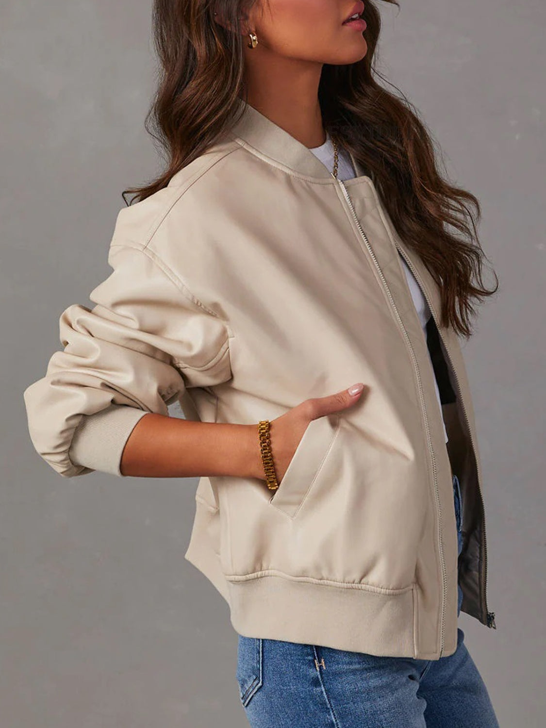 Zip Up Long Sleeve Jacket NicholesGifts