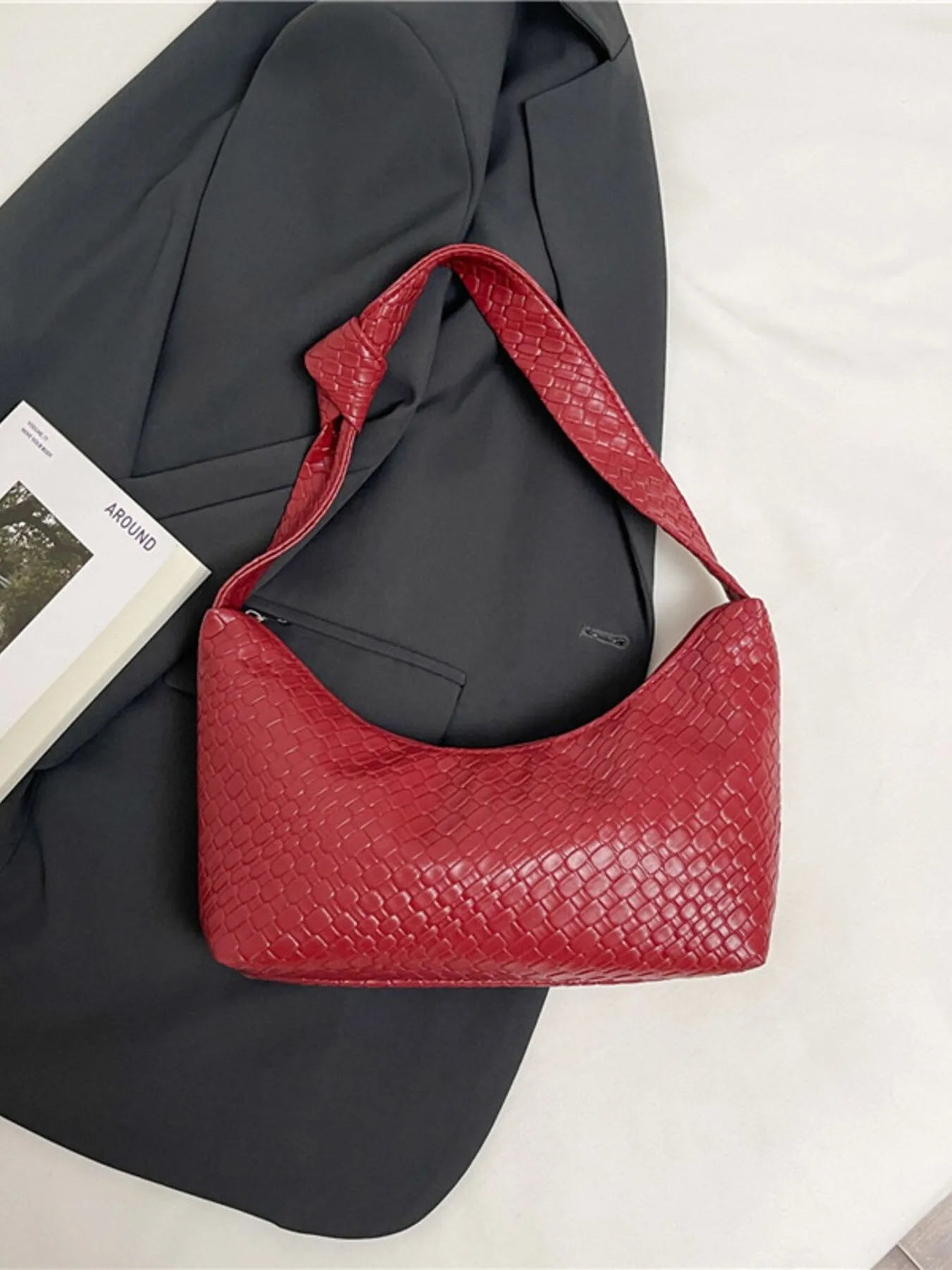 PU Leather Shoulder Bag Trendsi