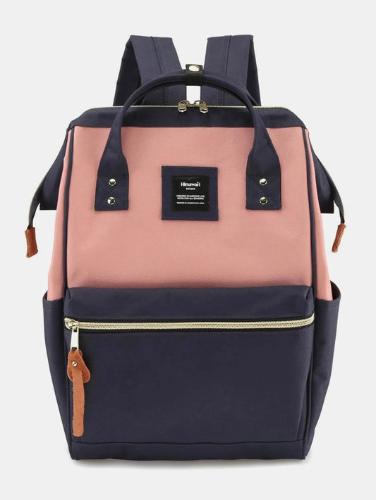 Himawari Waterproof Canvas Backpack Bag with Side Pockets