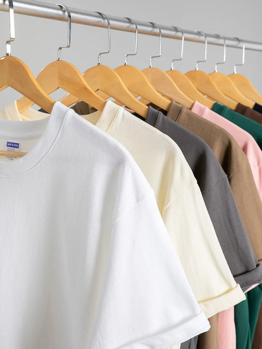 Men's Basic style Round Neck Drop Shoulder T-Shirt NicholesGifts