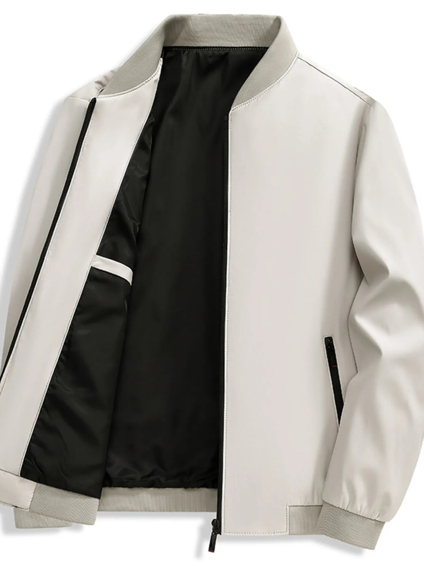 Men's Zip Up Long Sleeve Jacket Trendsi
