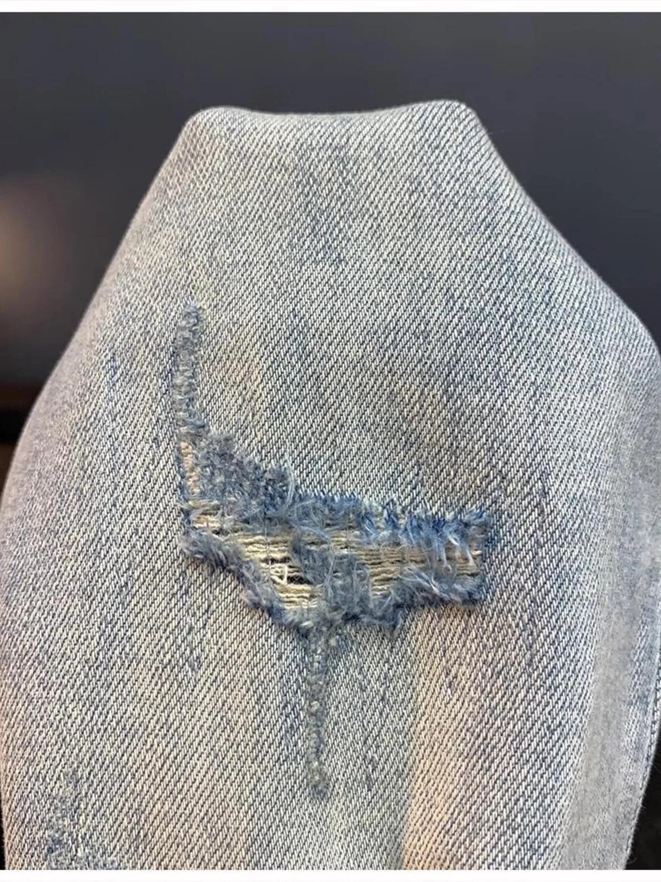 Men's Vintage Washed Distressed Boyfriend Jeans