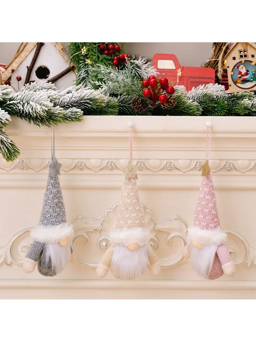 Assorted 2-Piece Faceless Gnome Hanging Widgets