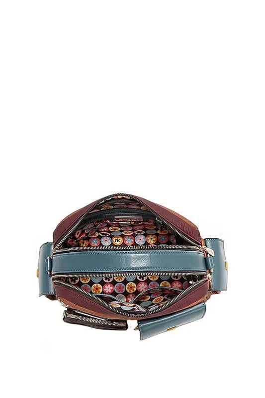 Nicole Lee USA Multi Pocket Messenger Bag Trendsi