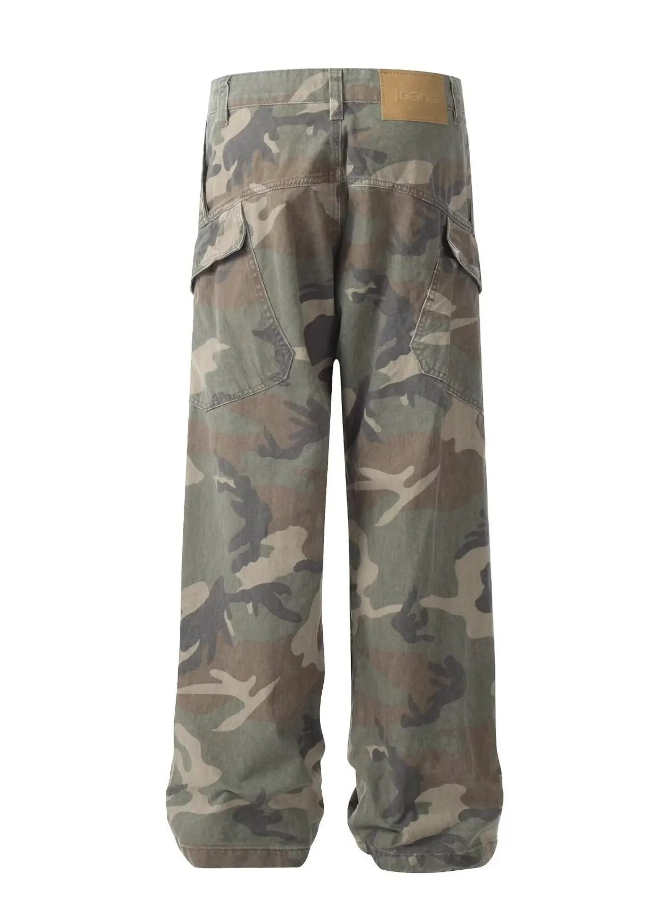 Men's Full Size Camouflage Cargo Jeans Plus Size