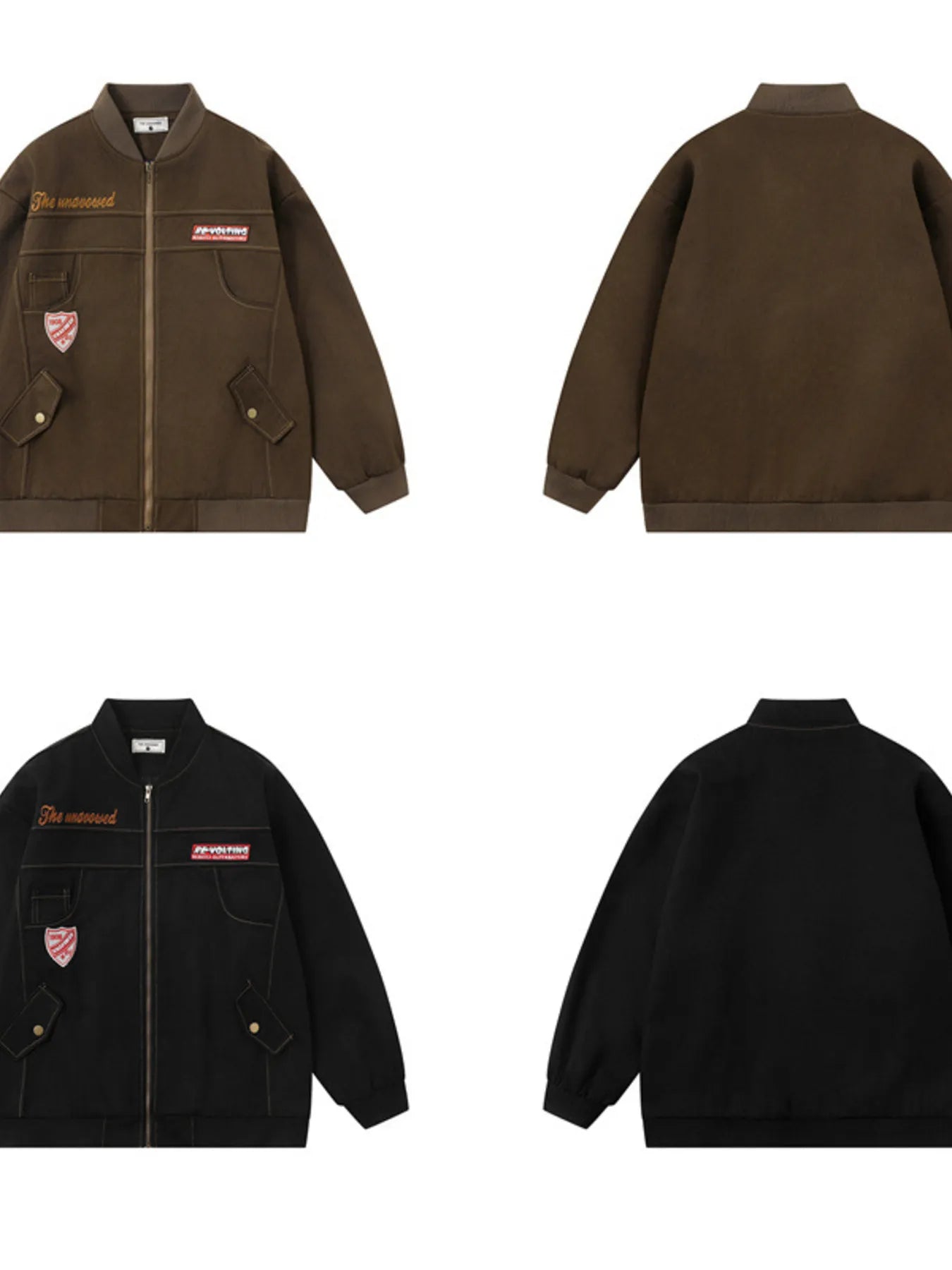 Men's Zip Up Long Sleeve Jacket Trendsi